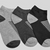 CALCETINES TOBILLEROS COLOR GRIS/NEGRO TALLA U