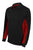 POLO MANGA LARGA CONTRASTE COLOR NEGRO/ROJO TALLA XS