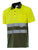 POLO MANGA CORTA CLASE 1 COLOR NEGRO/AMARILLO TALLA XXL