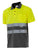 POLO MANGA CORTA CLASE 1 COLOR NEGRO/AMARILLO TALLA M